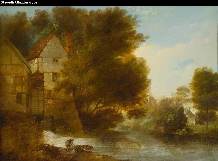 John Webber John Webber s oil painting  Abbey Mill Shrewsbury